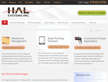 Tablet Screenshot of halsystems.com